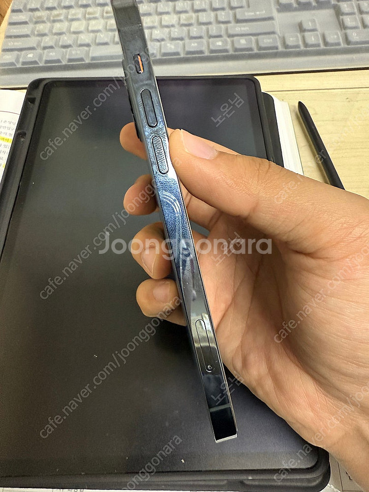 아이폰12프로 128GB 퍼시픽블루 배터리82% (전남...--3