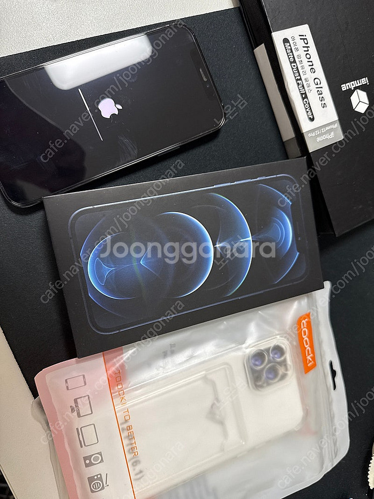 아이폰12프로 128GB 퍼시픽블루 배터리82% (전남...--6