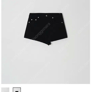 더위시 leeds 리즈 뉴 로하 데님 쇼츠 블랙 s