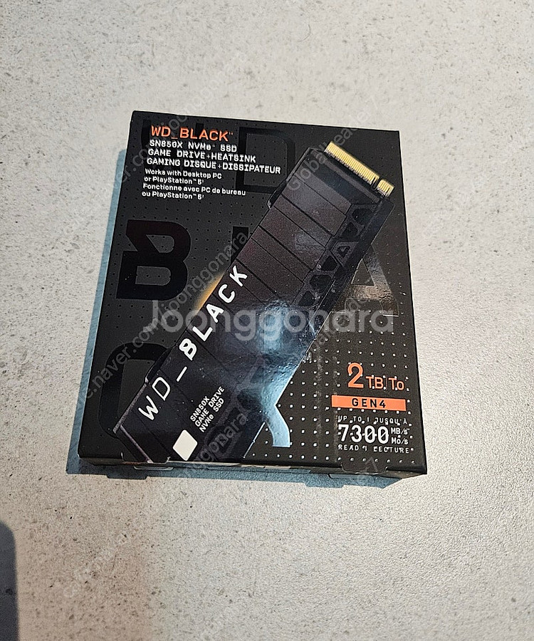 WD BLACK SSD SN 850X 2TB 미개봉 새...--0