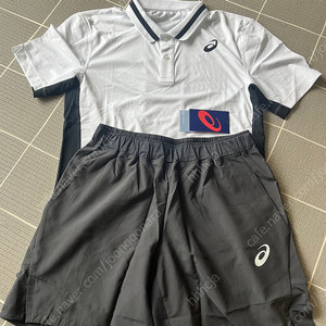 아식스 폴로셔츠 + 반바지 S 사이즈 새상품