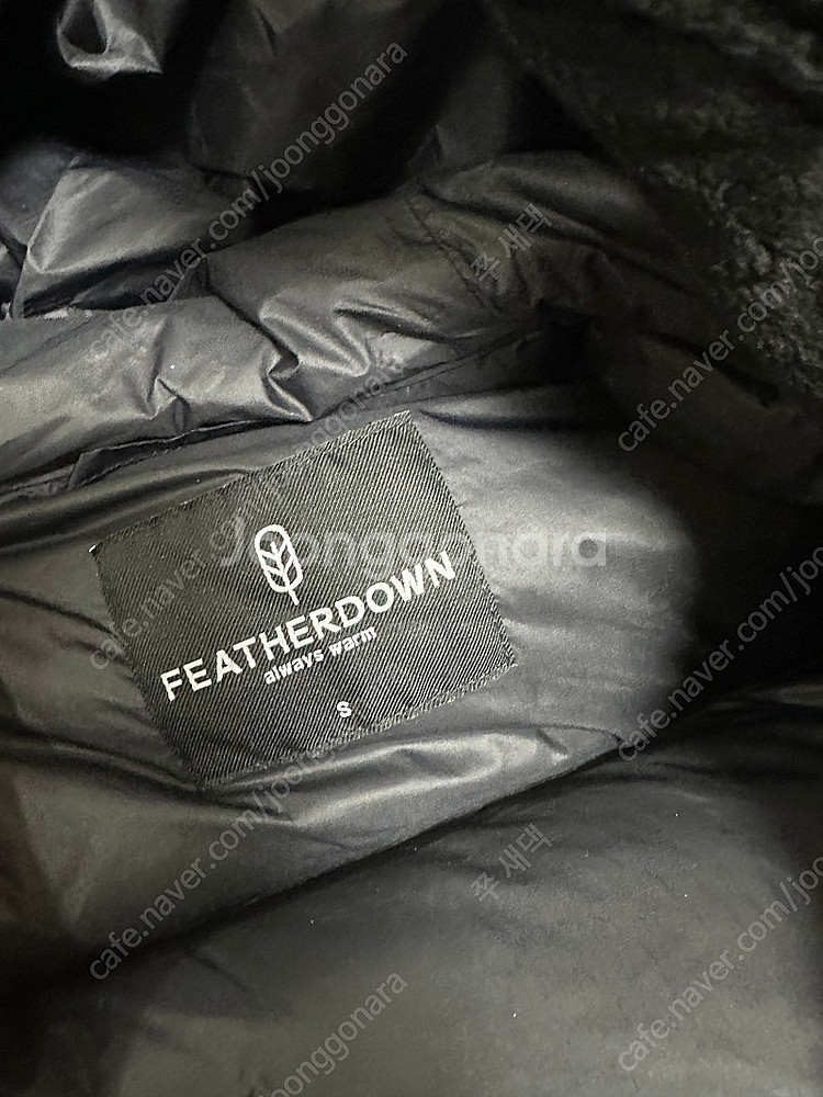 패더다운 패딩 블랙 s--4