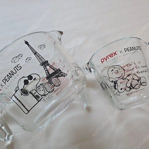 파이렉스 스누피 계량컵 1000ml 500ml 일괄 새제품