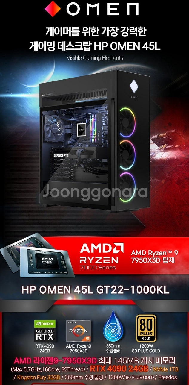 HP 오멘45L RTX4090,7950X3D GT22-...--9