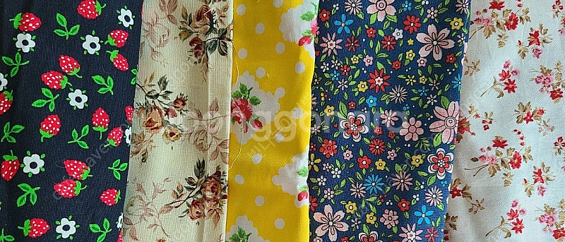 묻지마원단 자투리원단 홈패션용원단 인형옷 강아지옷 만들기 원단 세트--3