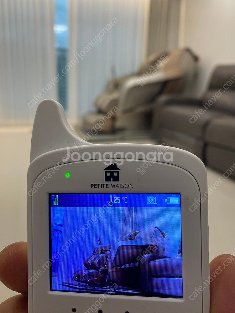 쁘띠메종 베이비캠 아기모니터 팝니다--0