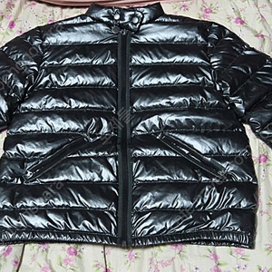 아동 150호 10y 봉쁘앙 키즈 실버그레이 유광 경량패딩 점퍼 자켓