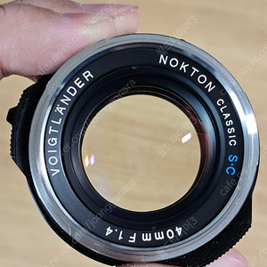 보이그랜더 녹턴 클래식 40mm f1.4 sc VM마운트 (nokton 40.4sc)