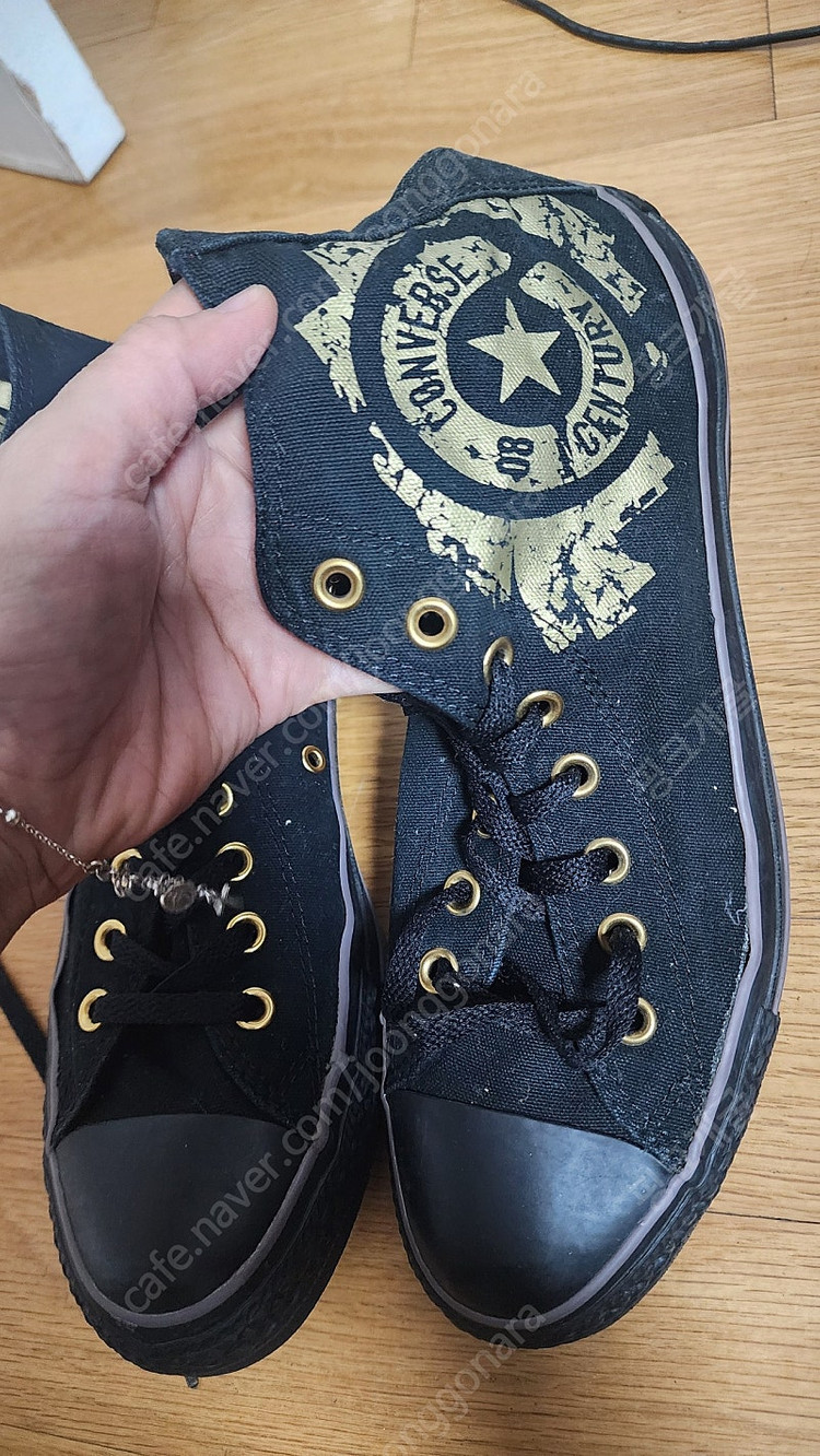 컨버스 척테일러 올스타 하이 블랙--2