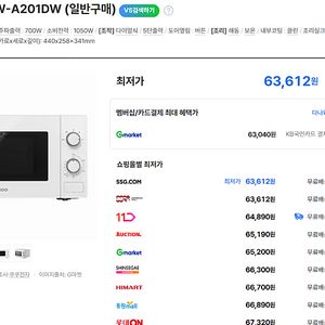 쿠쿠 전자레인지 판매합니다 CMW-A201DW