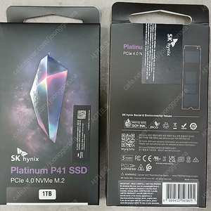 SK하이닉스 Platinum P41 M.2 NVMe(1TB)_병행수입 미개봉 새제품_13만