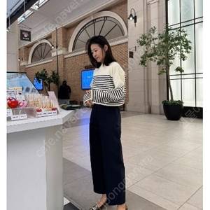 더차분 면바지 화이트 chavoon