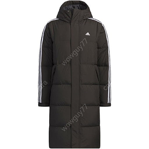 [새상품] 아디다스 3S 롱 다운 재킷 IT8714 블랙 롱 패딩 잠바 남자 남성 XXL