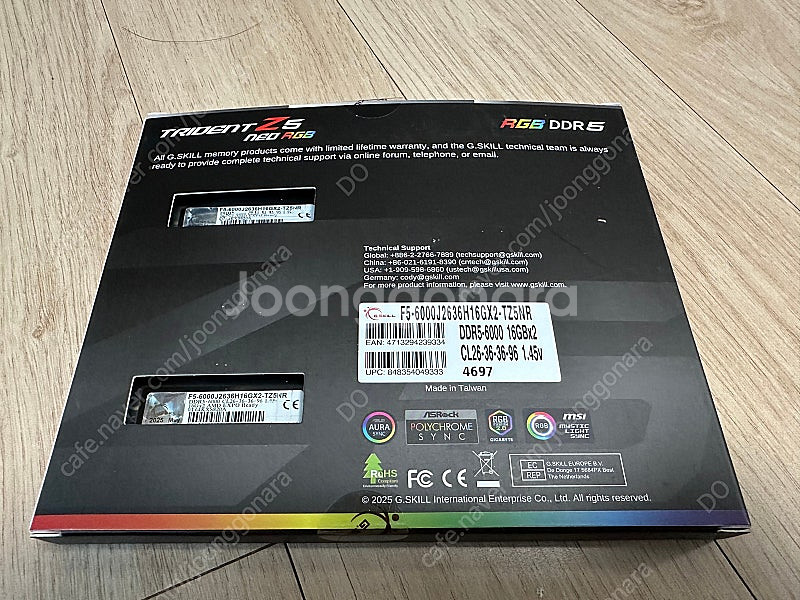 G.SKILL 지스킬 DDR5-6000 CL26 TRI...--1