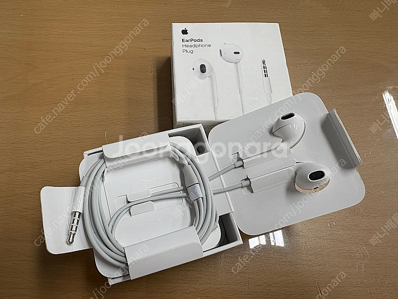 애플 이어팟 유선 3.5mm 2개--3