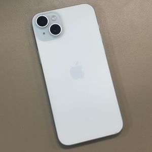 아이폰15플러스 블루색상 128용량 미파손 무잔상 상태좋은단말기 배터리90% 정상해지공기계 62만 판매합니다