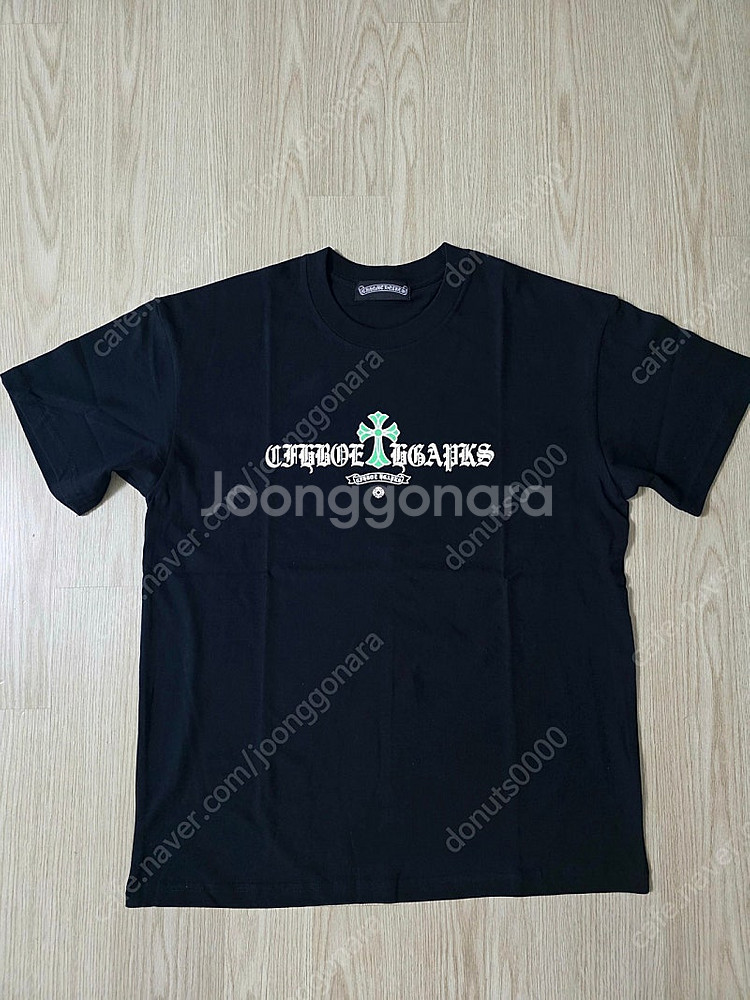 크롬하츠 블랙 반팔 L 팝니다 (새상품)--0
