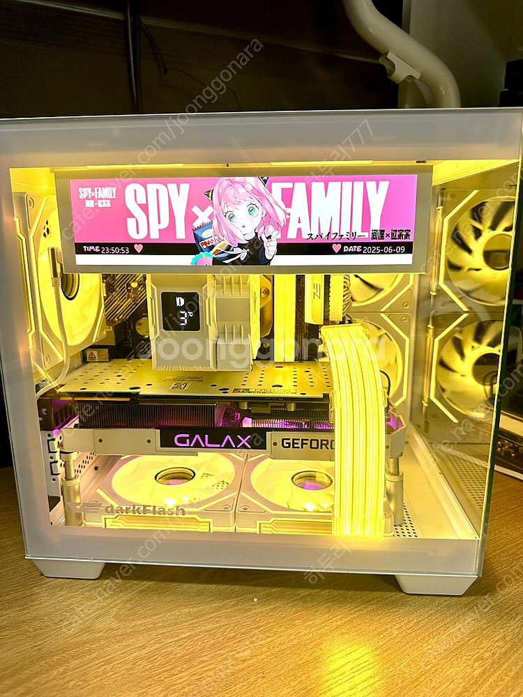 데스크탑 PC 컴퓨터 팝니다. 게이밍·영상편집·화이트--4