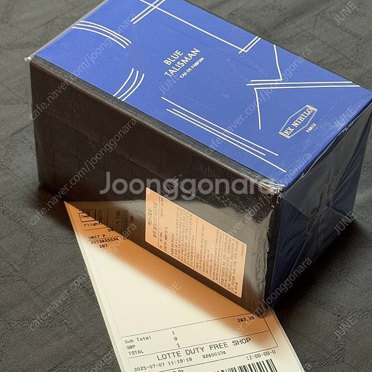 엑스니힐로 블루탈리스만 100ml 면세점구입 새제품--2