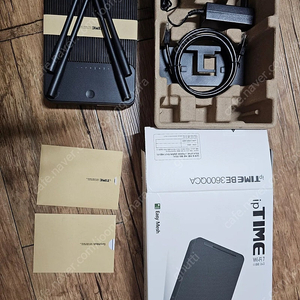 ipTIME 아이피타임 와이파이7 유무선 공유기 BE3600QCA 풀박스 판매. 사진有