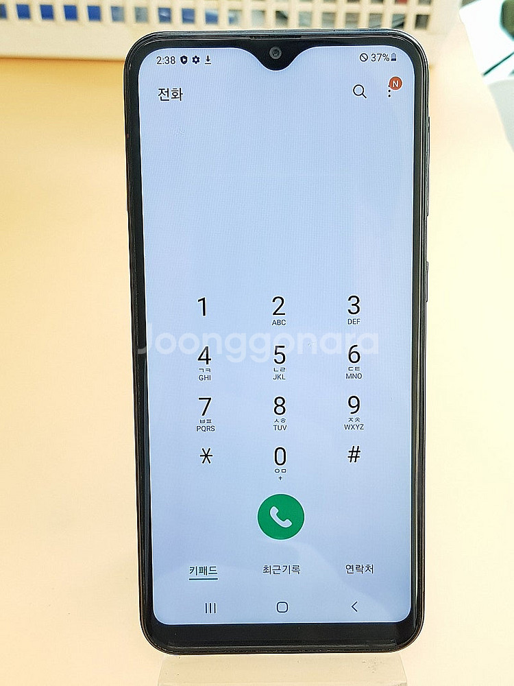갤럭시A10E 32G 블랙(A102) 무잔상 5.5만원--2