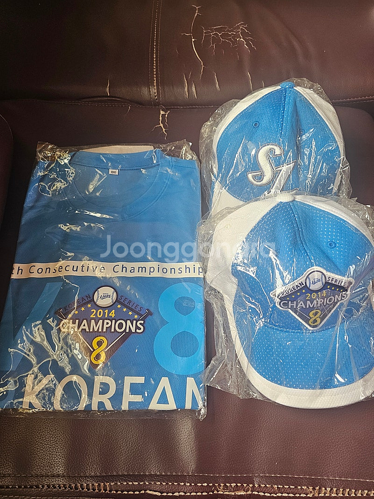 삼성라이온즈 2014 우승티셔츠 모자--0