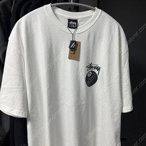 스투시 8볼 화이트 L XL (크림구매내역있음)