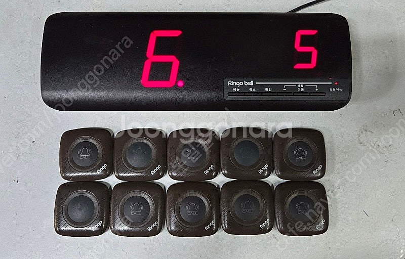 링고벨제품 무선호출벨 팝니다 GSR-2 1대 방수벨 GST-200N 10개 2주사용--0