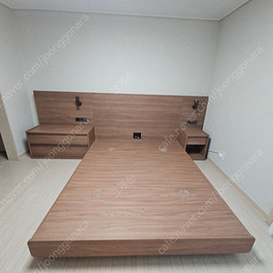한샘 유로503 아트윌 월판 침대프레임 셋트