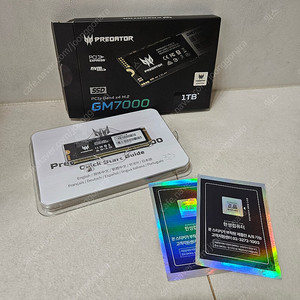 (새상품) 에이서 프레데터 GM7000 히트싱크 M.2 NVMe 1TB