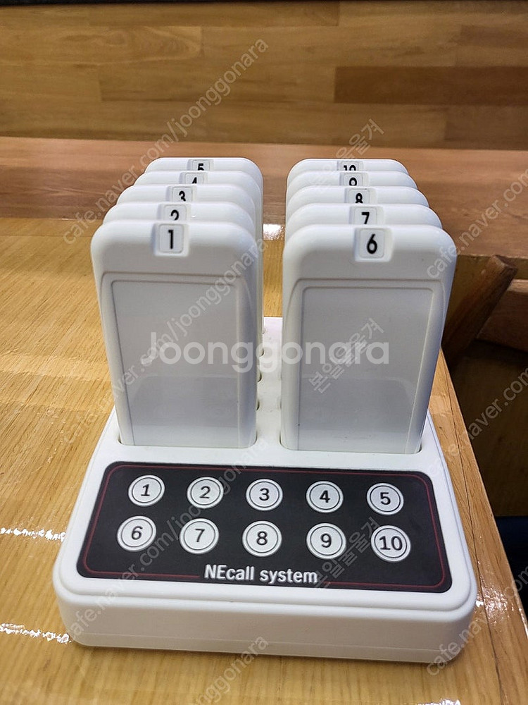 카페진동벨 10구 팝니다 엔이콜제품 dp-400r--2