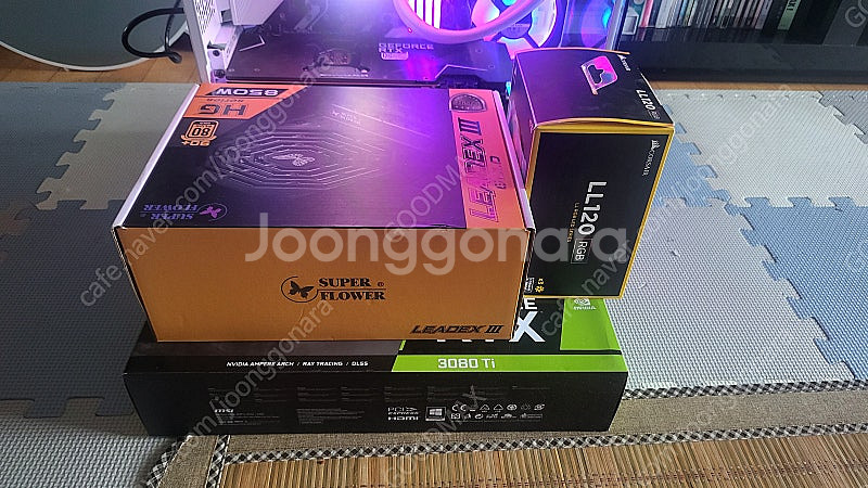 5950X, 3080TI 케세어셋팅 최상급PC판매합니다--7