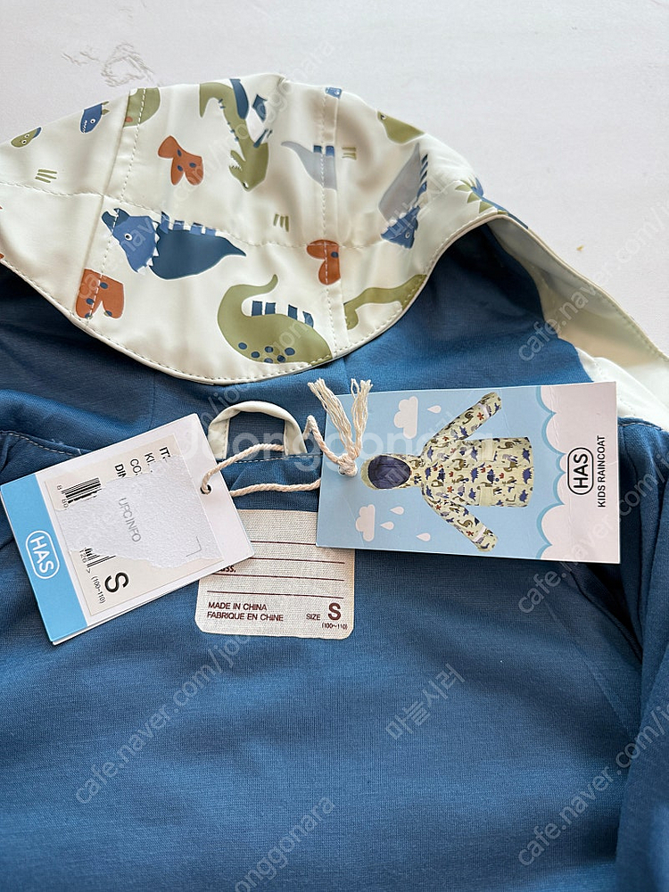 새상품) 해즈 남아 우비 s사이즈(100-110)--2