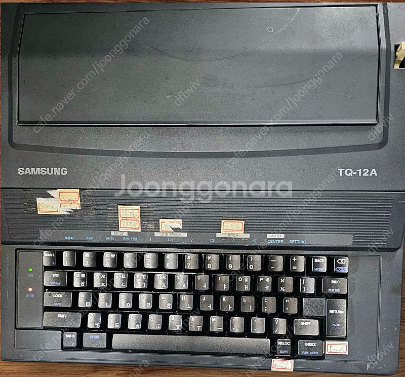 옛날 금성 가스렌지, 삼성 타자기 TA-12A, 다이얼...--6