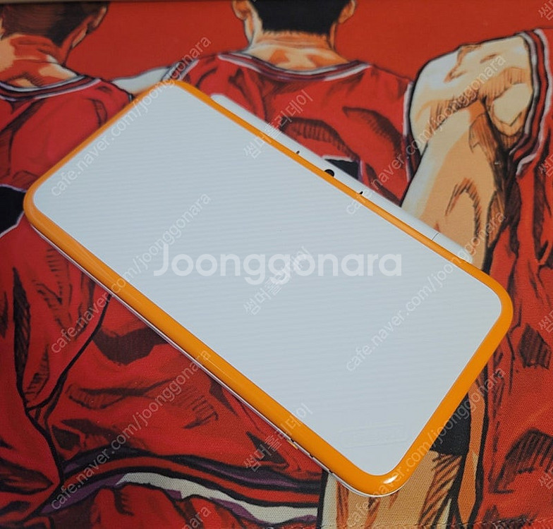 닌텐도 2DS XL 화이트오렌지 포켓몬스터칩4개포함--0