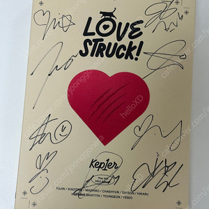 케플러 Kep1er LOVESTRUCK! 미개봉 CD 앨범(친필사인)