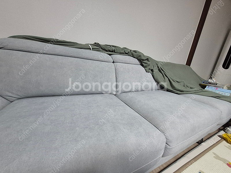 조야 아쿠아페브릭3~4인용 소파(가격제안o)--3