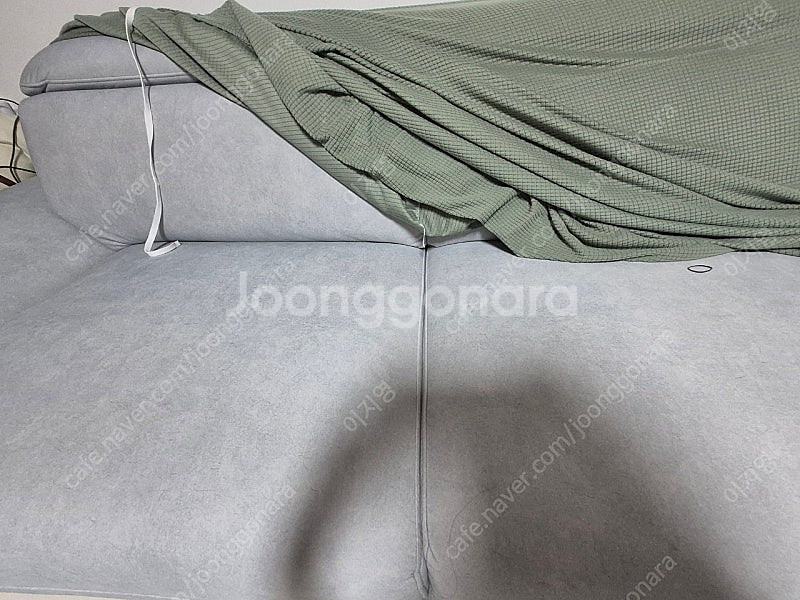 조야 아쿠아페브릭3~4인용 소파(가격제안o)--6