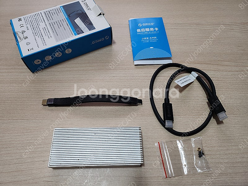 오리코 썬더볼트3 40gb NVME SSD 케이스--0