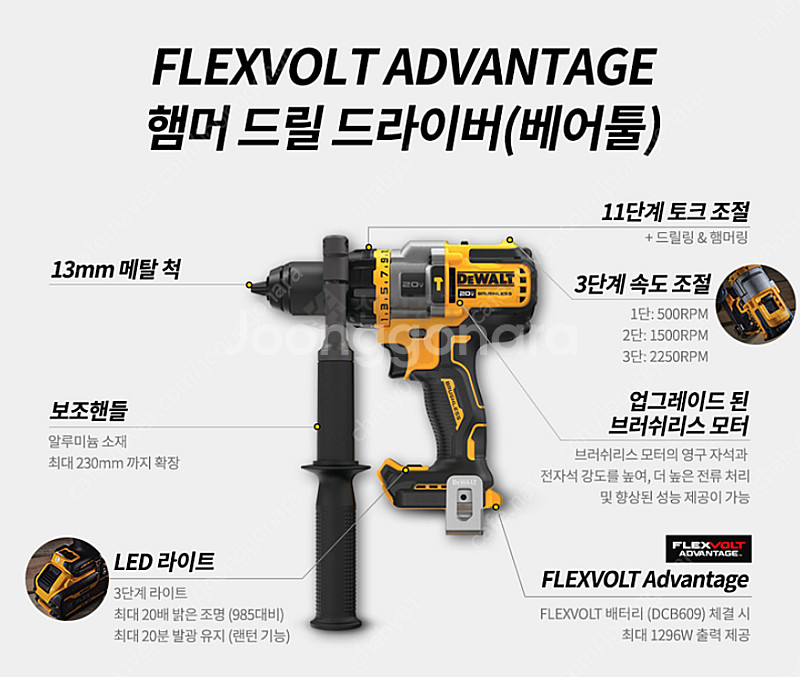 디월트 해머드릴 무선드릴--1