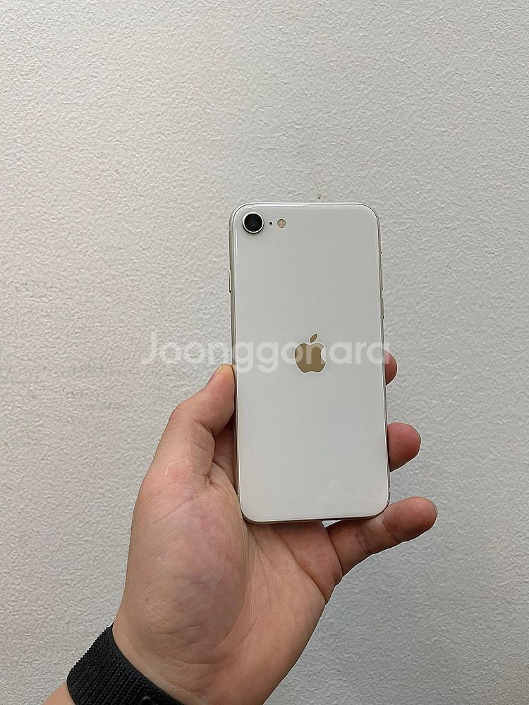 아이폰SE3 화이트 64GB 배터리94% 상태좋은 중고...--1