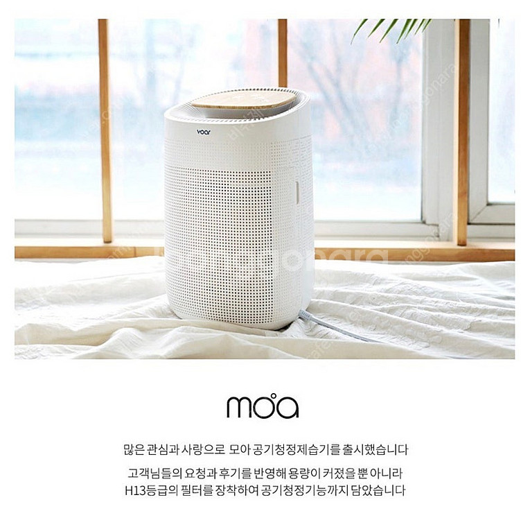보아르모아 공기청정 제습기M1000--2