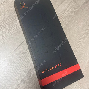 archon k77 저소음 적축 블랙 영문키캡 택포 4만 판매합니다.