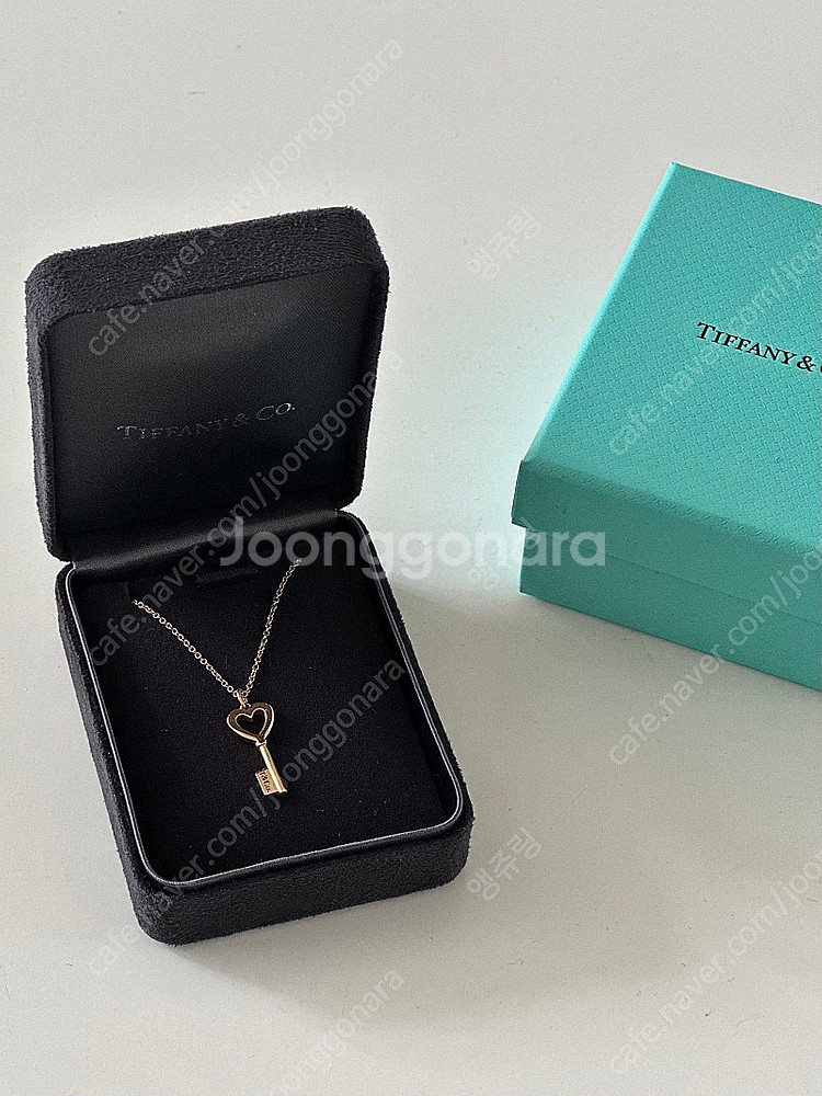 티파니앤코 하트 미니 키 18k 목걸이--0