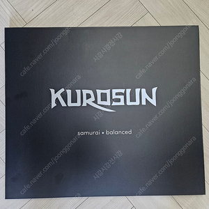kurosun 쿠로선 사무라이 마우스패드 판매합니다 (풀박스)