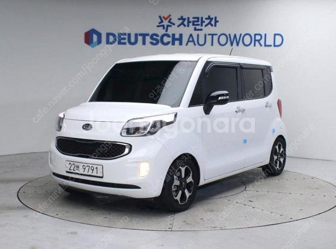 레이중고가격 기아 레이 가솔린 터보 흰색 바디 상태 좋은 무사고 중고차--6