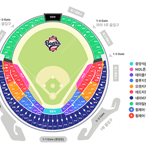7.25 두산 vs LG 3루 테이블 112구역 3연석