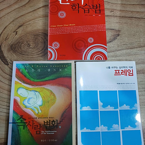 전뇌 학습법 /속사람의 변화 /프레임(3권)