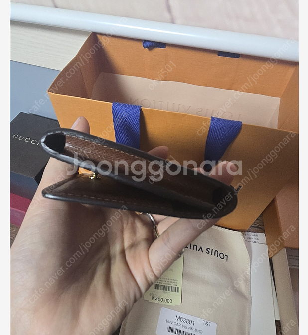 루이비통 엔벨로프 카드지갑 판매합니다 (풀셋트 / 정품...--2