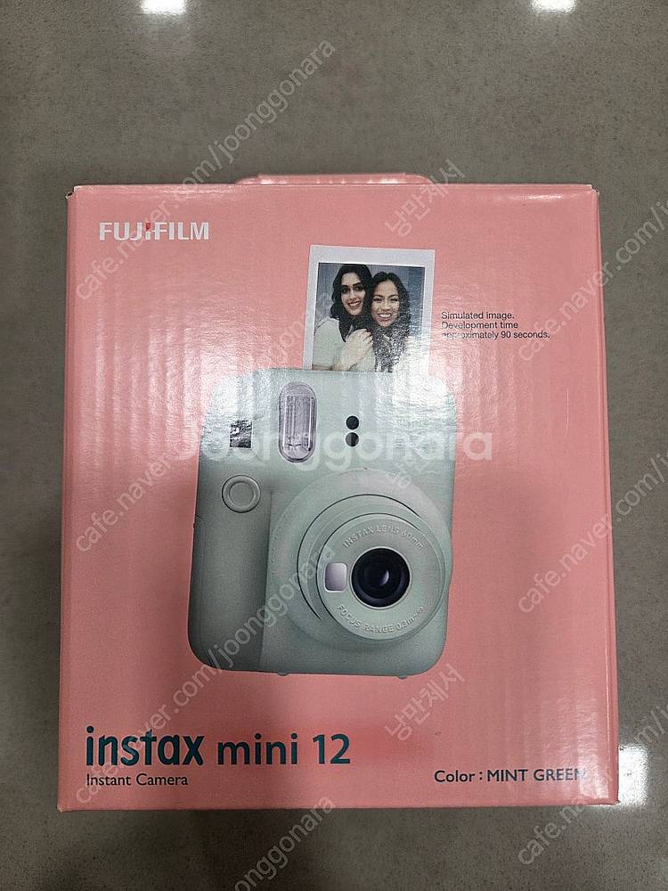 후지 인스탁스 미니 12 민트 그린 폴라로이드 카메라 ...--0